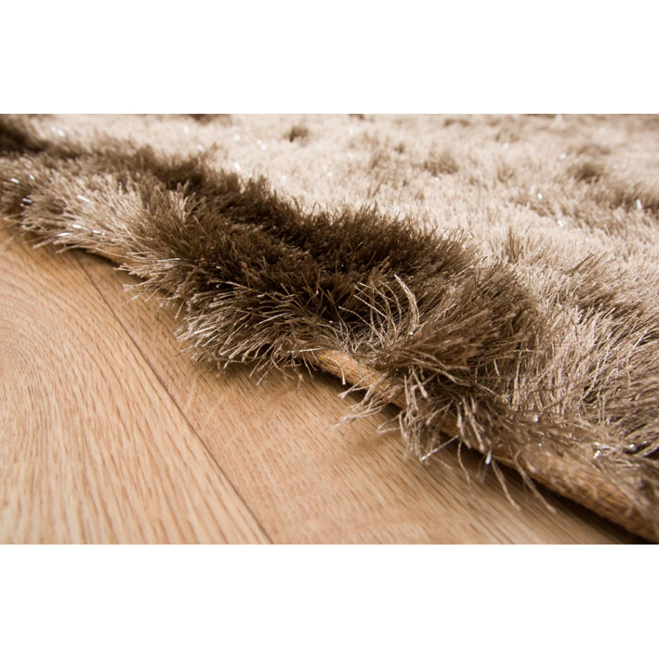 Carpet Latwist, brown, 80x150cm