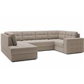 Corner sofa Elewett L, sleeping function, Sola 18, beige, H82x299x198cm