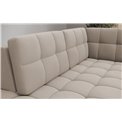 Corner sofa Elewett L, sleeping function, Sola 18, beige, H82x299x198cm