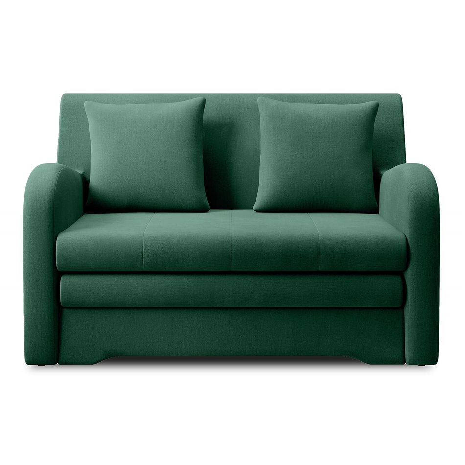 Sofa bed Elario, sleeping function, Nube 35, dark green, H85x130x103cm