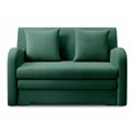 Sofa bed Elario, sleeping function, Nube 35, dark green, H85x130x103cm