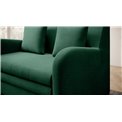 Sofa bed Elario, sleeping function, Nube 35, dark green, H85x130x103cm