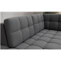 Corner sofa Elewett L, sleeping function, Sola 06, dark grey, H82x299x198cm