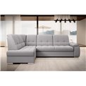 Угловой диван Elsado L, раздвижной, Gojo 04, серый, H95x272x192cm
