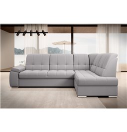 Угловой диван Elsado R, раздвижной, Gojo 04, серый, H95x272x192cm
