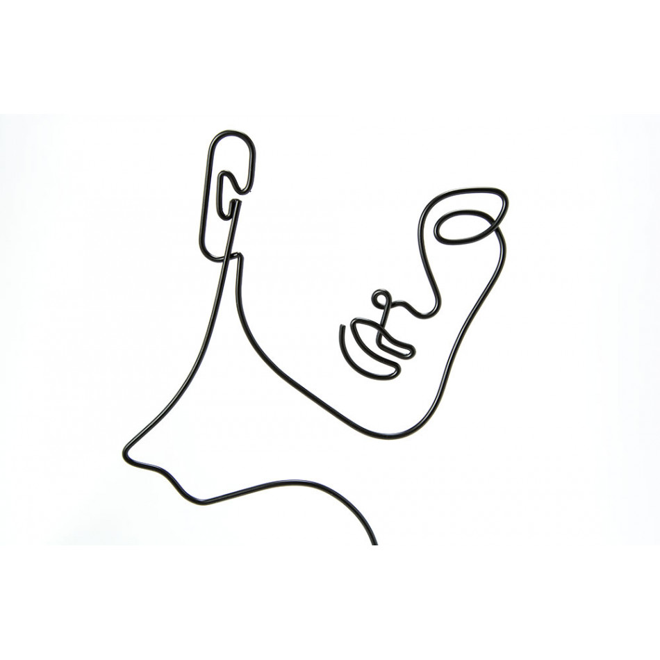 Decorative figure Face Rachel, 11x21.5x40cm 