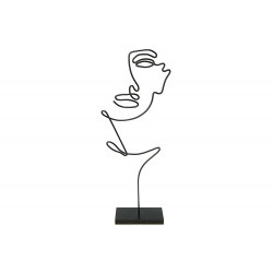 Decorative figure Face Dent, 11x5x37.5cm