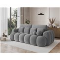 Sofa bed Elcotonn, sleeping function, Royal 04, boucle, grey, H105x256x119cm