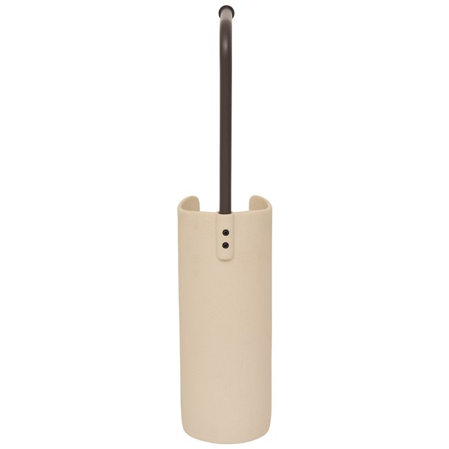 Toilet paper holder OLEYA, beige/brown, H59.5cm, D13cm