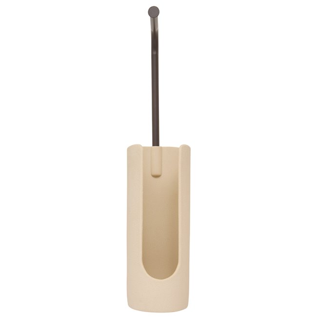 Toilet paper holder OLEYA, beige/brown, H59.5cm, D13cm