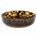 Soap dish DOTTY, brown, H2.5cm D11cm