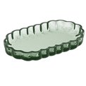 Soap dish GREEN FLOREA, H2.5x19.7x11.4cm