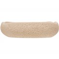 Soap dish OLEYA, beige, H2.3x13.1x9.2cm