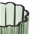 Teef brush holder FLOREA GREEN, H11cm, D7.7cm