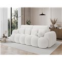 Sofa bed Elcotonn, sleeping function, Paolli 01, white, H105x256x119cm