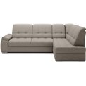 Угловой диван Elsado R, раздвижной, Poco 07, серый, H95x272x192cm