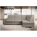 Угловой диван Elsado R, раздвижной, Poco 07, серый, H95x272x192cm
