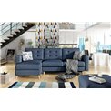 Угловой диван Elsgard L/R Reversible, раздвижной, Soro 76, темно-синий, H93x248x162cm