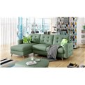 Угловой диван Elsgard L/R Reversible, раздвижной, Soro 34, зелёный, H93x248x162cm