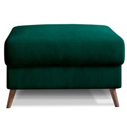 Пуф Elsgard, Kronos 19, бархат, зелёный, H73x73x48cm