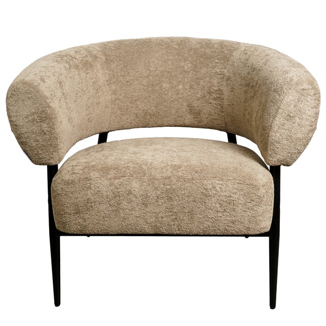 Кресло для отдыха Davor, бежевый 18, H71x82x74cm, высота сиденья 45cm