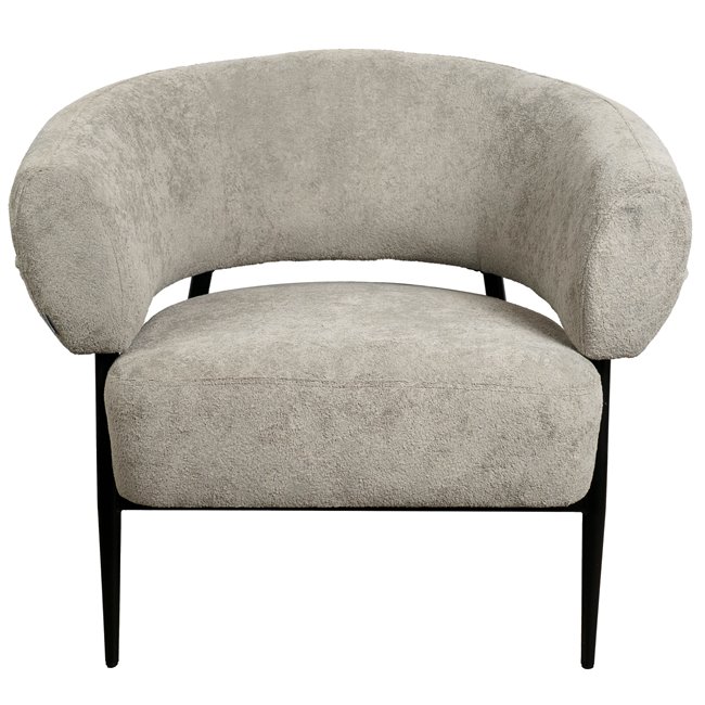 Armchair Davor, grey 2, H71x82x74cm, seat height 45cm