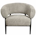 Armchair Davor, grey 2, H71x82x74cm, seat height 45cm