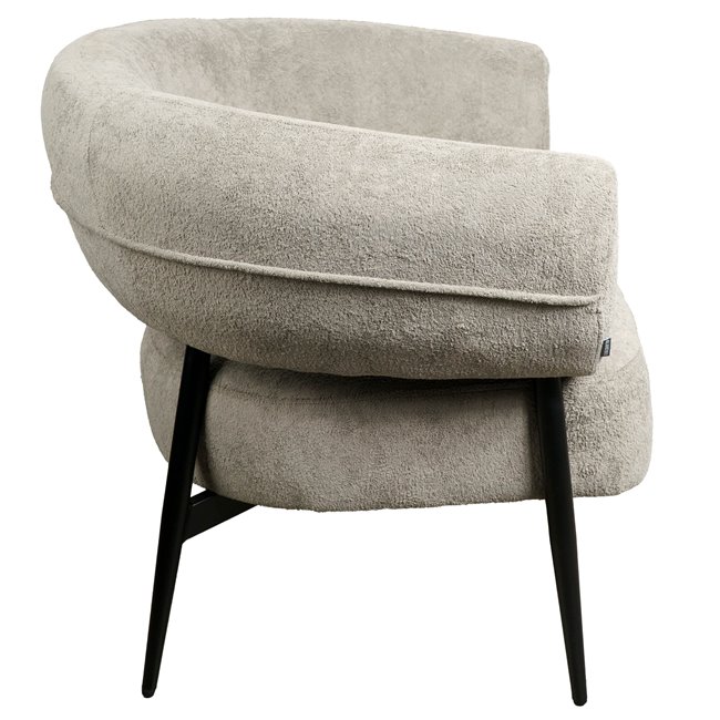 Armchair Davor, grey 2, H71x82x74cm, seat height 45cm