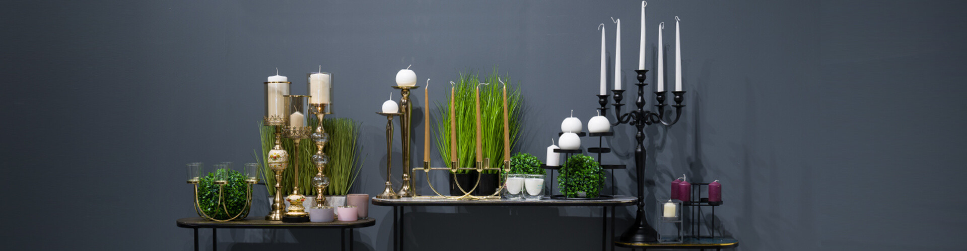 Candlesticks and candles - ALANDEKO.com