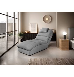 Chaise lounge chair Eltaco, Vero 04, grey, H95x85x170cm
