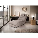 Chaise lounge chair Eltaco, Sola 18, beige, H95x85x170cm