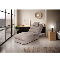 Chaise lounge chair Eltaco, Sola 18, beige, H95x85x170cm