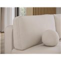 Corner sofa Elivosa R, sleeping function, Calmora 18, beige, H93x220x144cm
