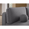 Corner sofa Elivosa R, sleeping function, Poco 04, grey, H93x220x144cm