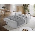 Corner sofa Elivosa R, sleeping function, Calmora 04, grey, H93x220x144cm