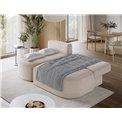 Corner sofa Elivosa L, sleeping function, Royal 18, boucle, beige, H93x220x144cm