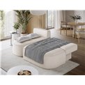 Corner sofa Elivosa L, sleeping function, Jarell 18, corduroy, beige, H93x220x144cm