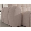 Corner sofa Eleedro L, electrically extendable, Jarell 20, corduroy, beige, H98x283x165cm