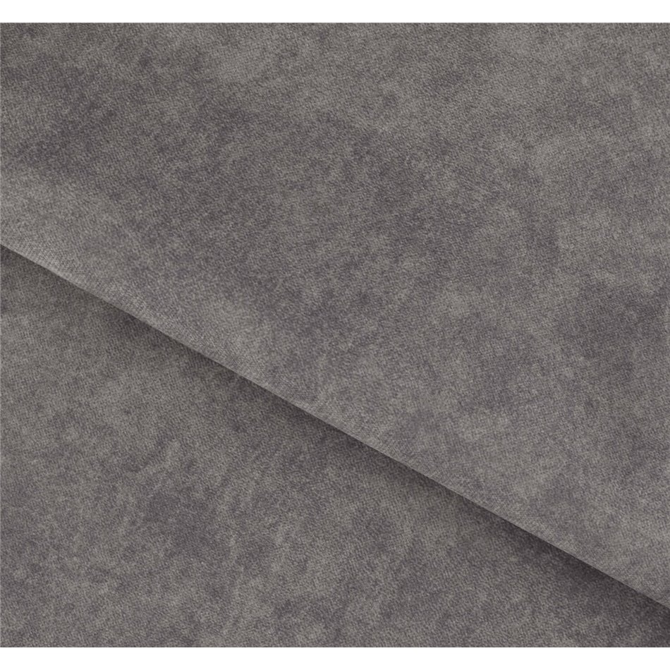 Corner sofa Eleedro R, electrically extendable, Aura 04, velvet, grey, H98x283x165cm