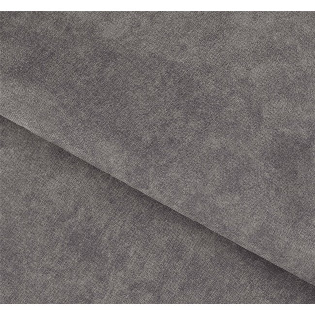 Corner sofa Elferlo L, sleeping function, Aura 04, velvet, grey, H93x285x181cm