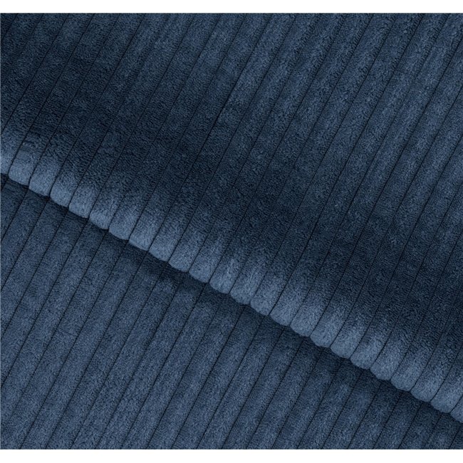 Corner sofa Elivosa L, sleeping function, Jarell 40, corduroy, dark blue, H93x220x144cm