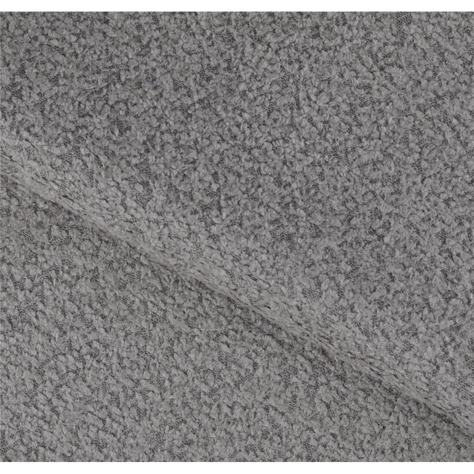 Corner sofa Eleedro L, electrically extendable, Royal 04, boucle, grey, H98x283x165cm