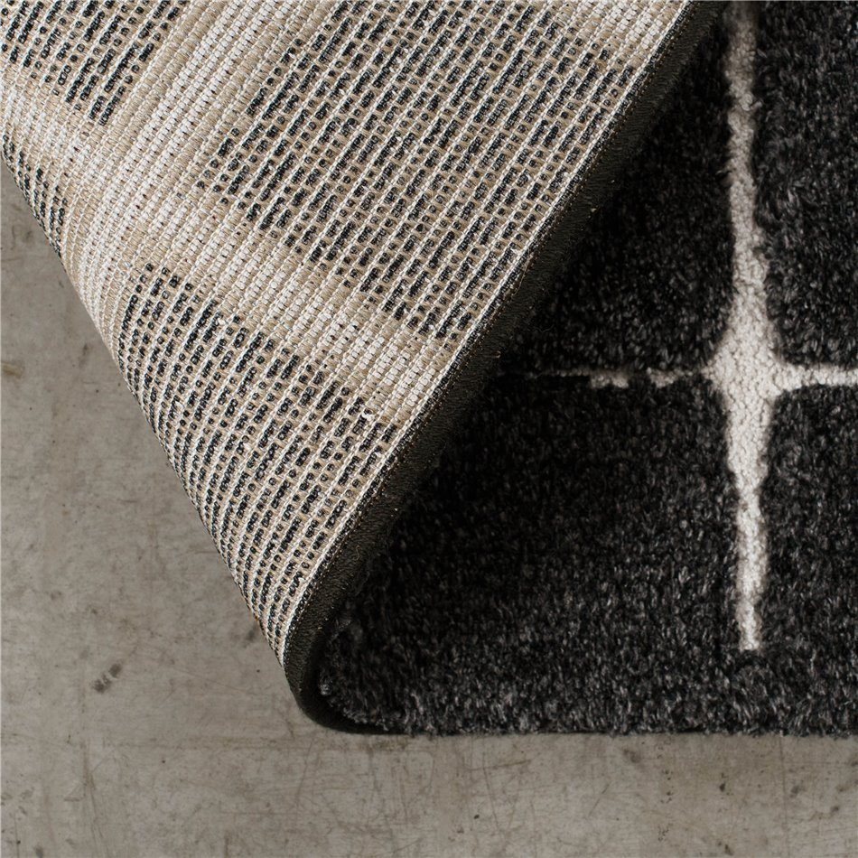 Carpet Masai, 3191, black/grey, 160x230cm