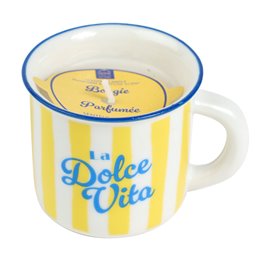 Свеча в керамической чаше Dolce Vita, H5cm, D5.5cm