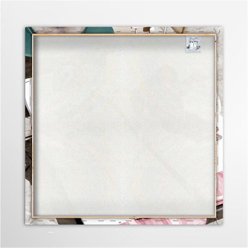 Canva Sunbath, 95x95cm