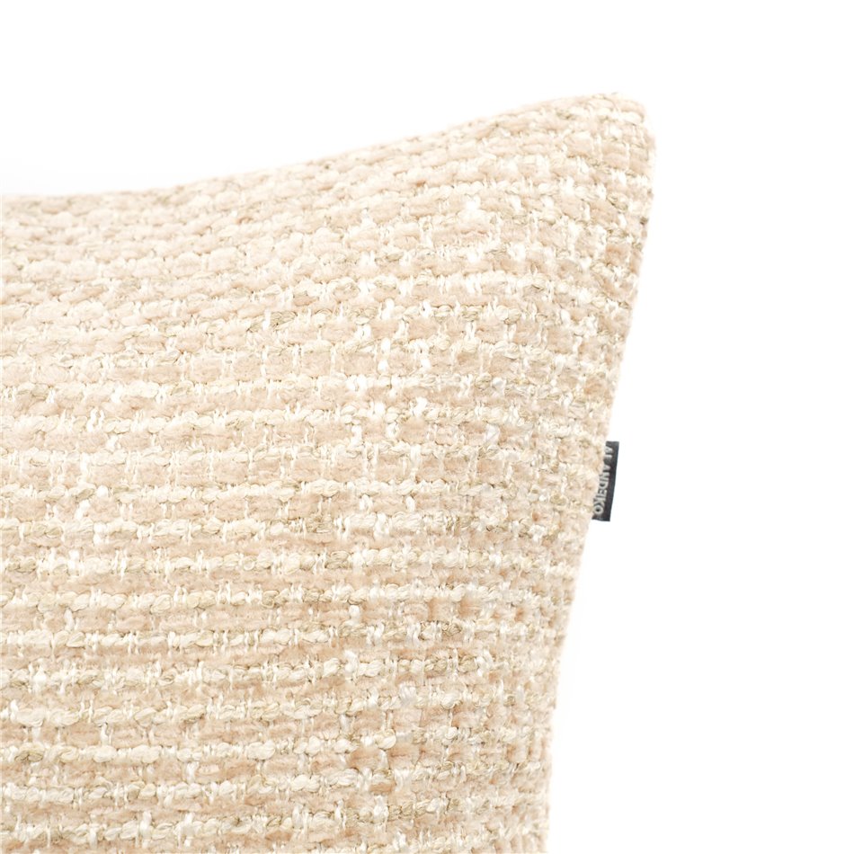 Decorative pillowcase Silencio, beige, 45x45cm