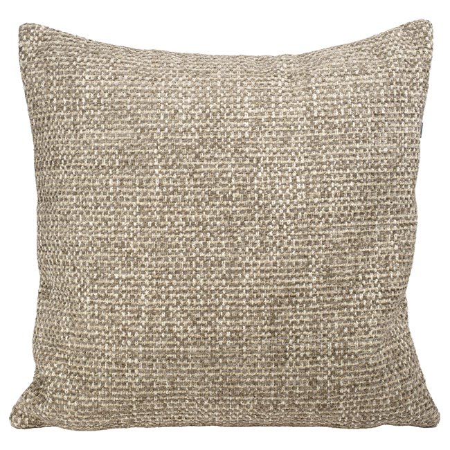Decorative pillowcase Silencio, taupe, 45x45cm