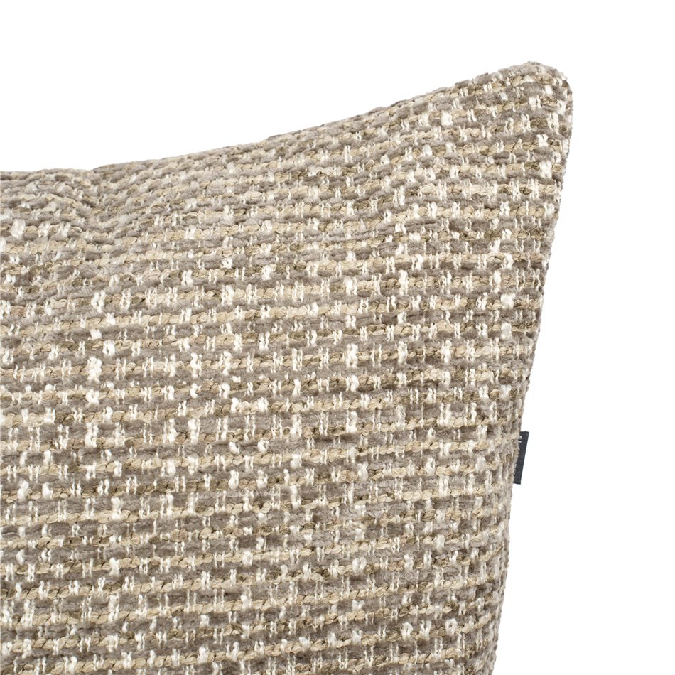 Decorative pillowcase Silencio, taupe, 45x45cm