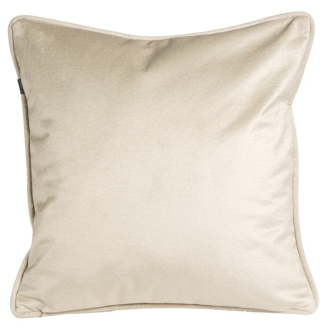 Decorative pillowcase Monolith, cream color, with trim, 45x45cm