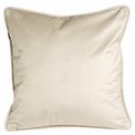 Decorative pillowcase Monolith, cream color, with trim, 45x45cm
